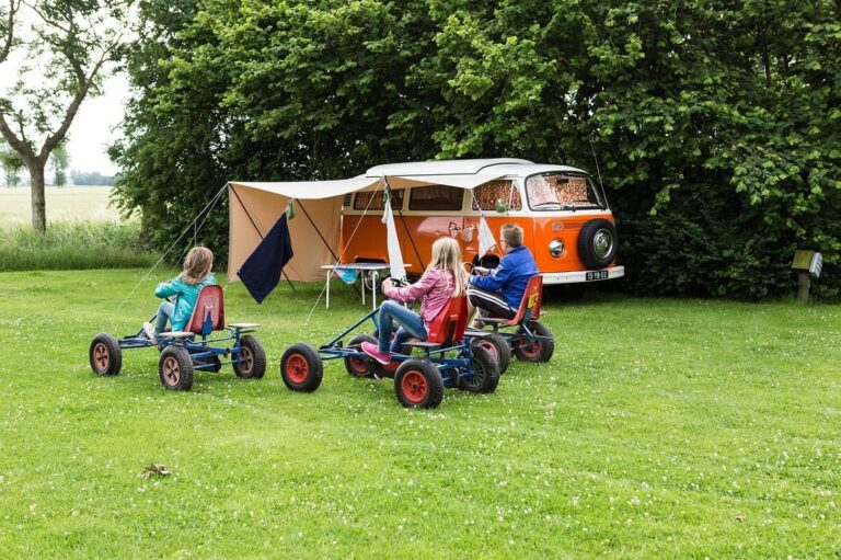 actividades recreativas en camping familiar