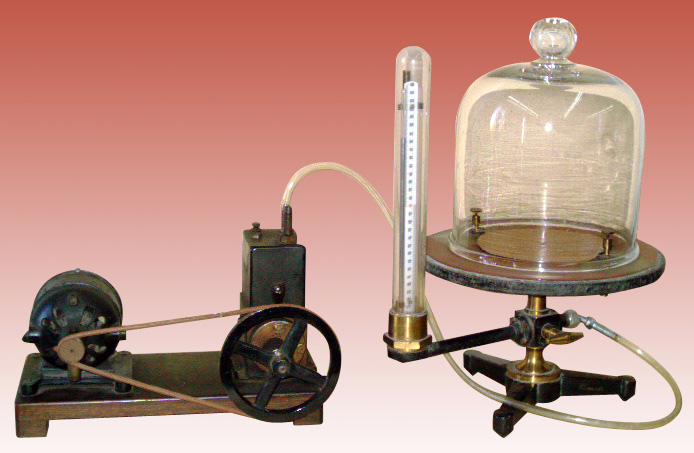 barometro de cilindro giratorio en accion