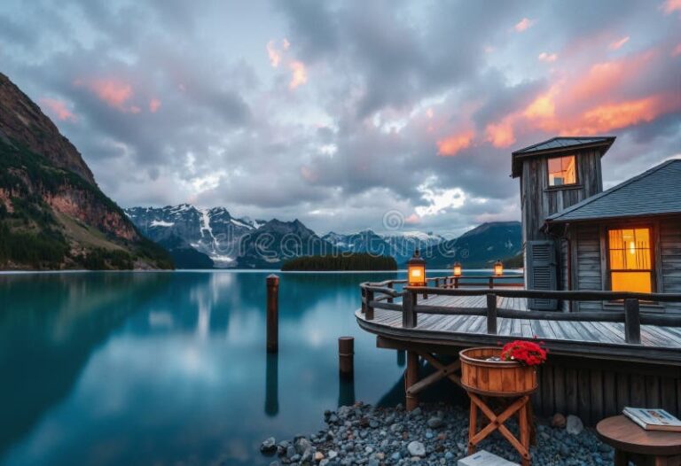 Dónde encontrar cabañas con vista al lago para escapadas ideales 3 cabana acogedora junto al lago cristalino