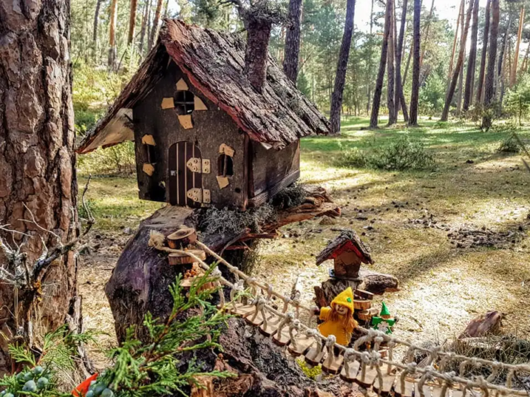 Dónde se encuentra la cabaña de troncos encantada más famosa