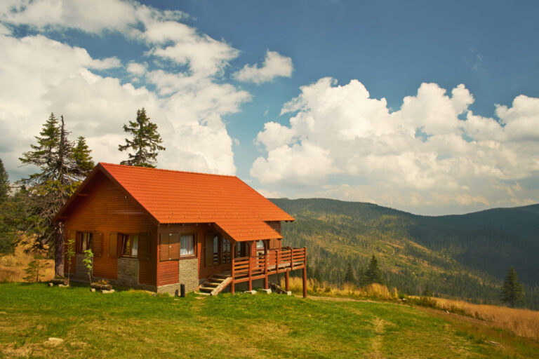 cabanas acogedoras en un paisaje natural