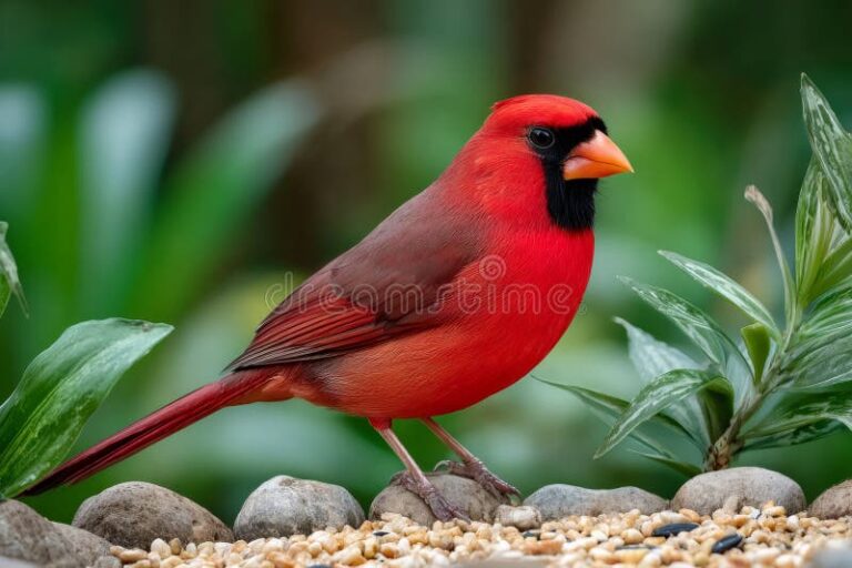 Cómo diferenciar entre un cardenal macho y una hembra 4 Cómo diferenciar entre un cardenal macho y una hembra