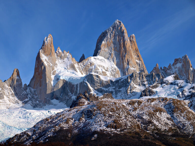 cerro chalten en la patagonia argentina