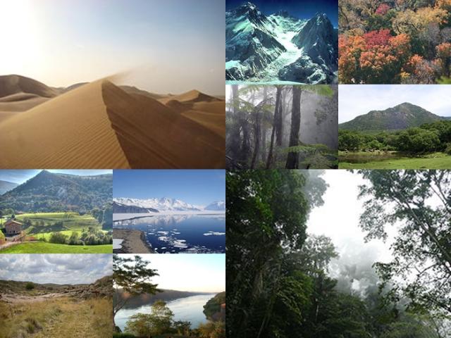 clima variado en paisajes naturales