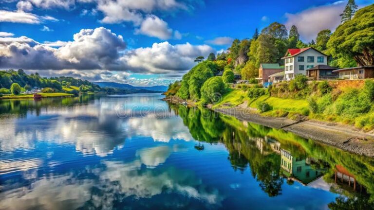Qué colores representan a la ciudad de Puerto Montt y su puerto