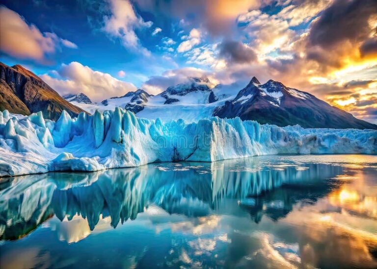 glaciar perito moreno en paisaje impresionante