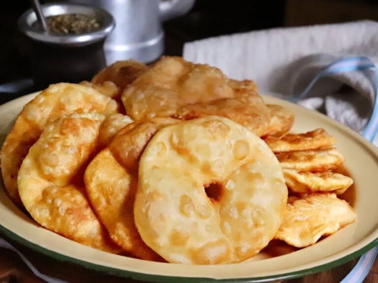 ingredientes frescos para torta frita