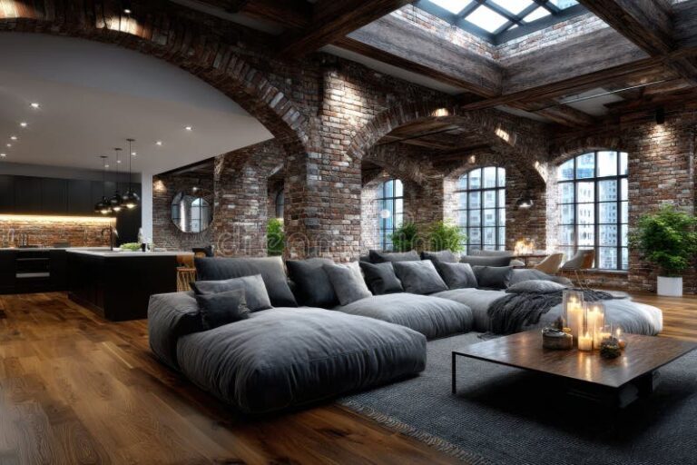 loft moderno en un entorno natural