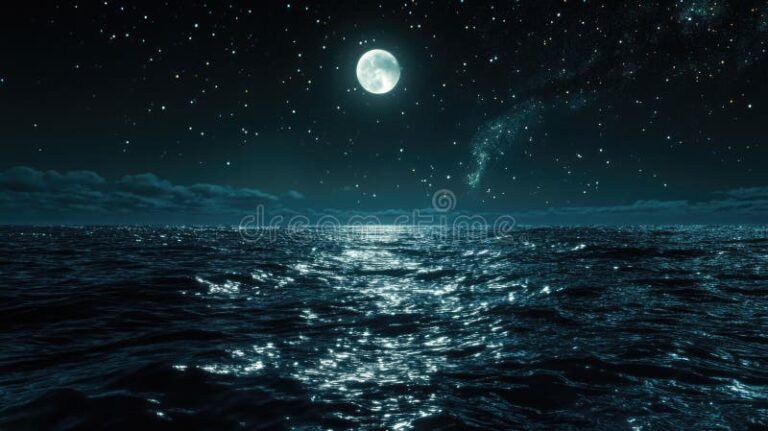 Cuándo cae la próxima luna llena y cómo afecta a las mareas 29 luna llena sobre el oceano tranquilo