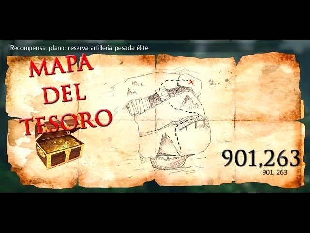 mapa antiguo de tesoros y caza templaria