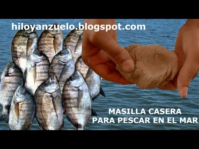 masa casera para pescar en el mar