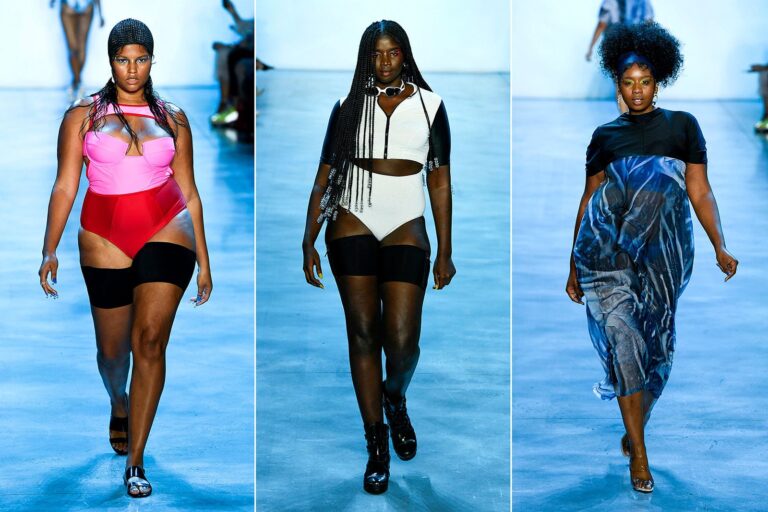 Qué opciones ofrece Nuevos Aires para talles grandes en moda 26 modelos con talles grandes en pasarela