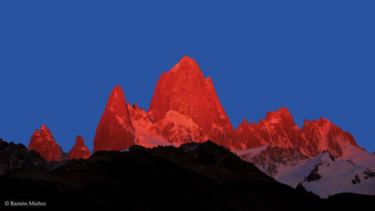 montanas de fitz roy al amanecer