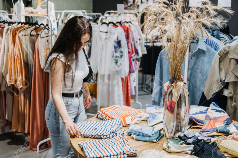 Dónde Comprar Calzas Térmicas en Once a Buen Precio 30 mujer comprando en una tienda de ropa