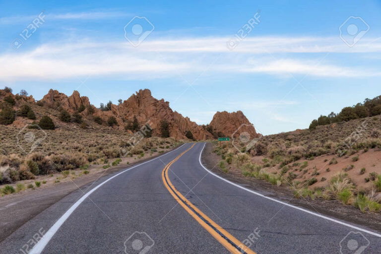 paisaje de montana en ruta escenica