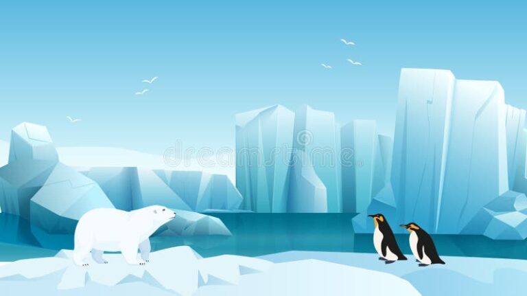Arctico o Antártico: cuál de los dos es más frío 22 paisaje helado del artico o antartico