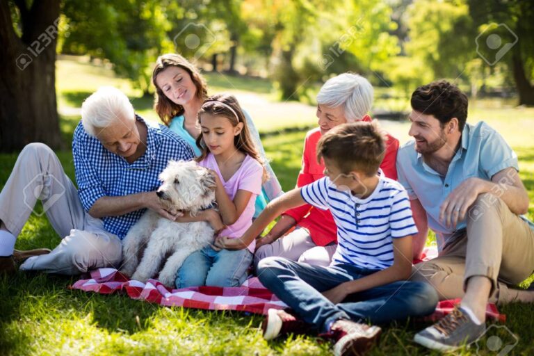 Qué servicios se ofrecen en Monte Grande para los vecinos 25 parque con familias disfrutando al aire libre