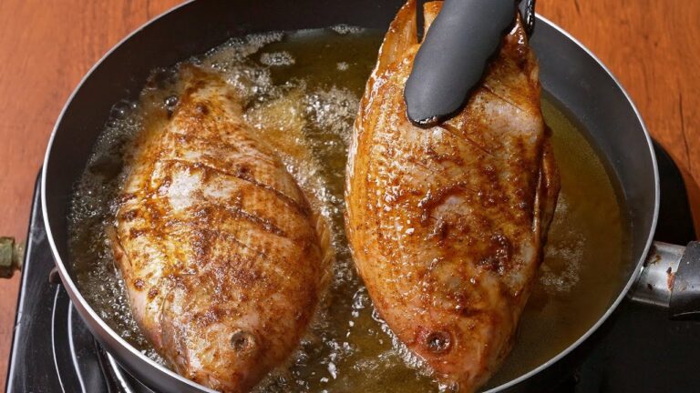 Cómo freír pescado entero sin que se pegue y quede crujiente 6 Cómo freír pescado entero sin que se pegue y quede crujiente