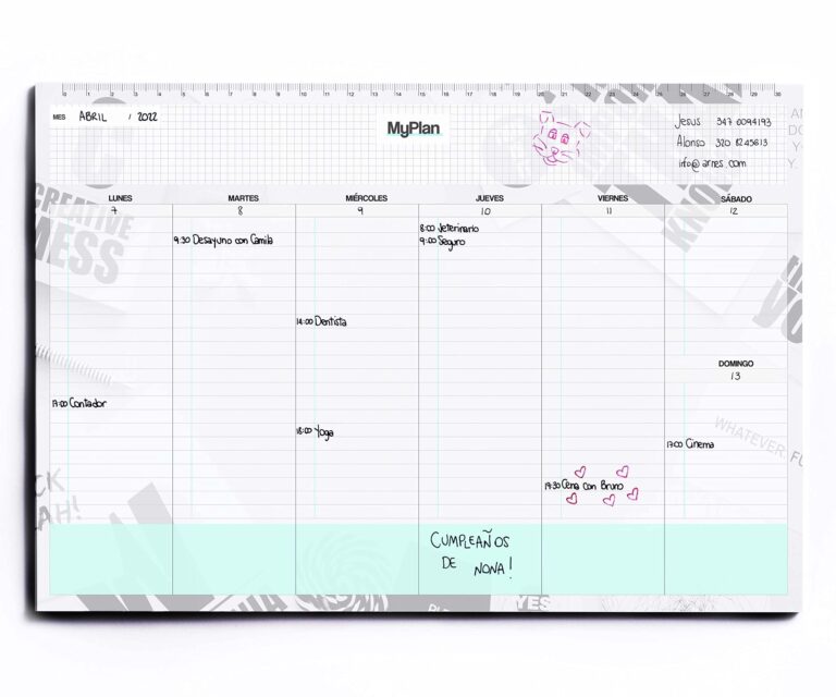 Cómo crear un planificador semanal efectivo de lunes a viernes 6 Cómo crear un planificador semanal efectivo de lunes a viernes