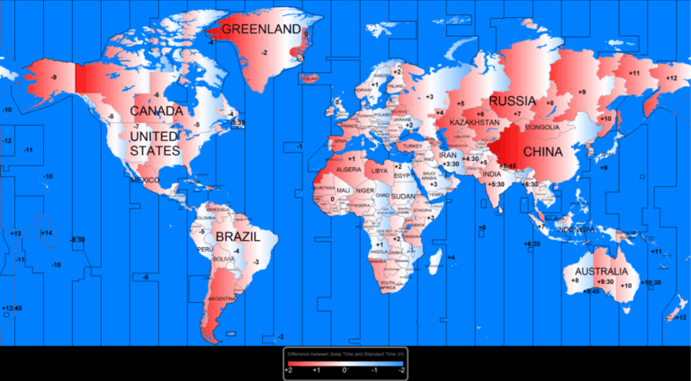 reloj mundial con diferentes husos horarios 1