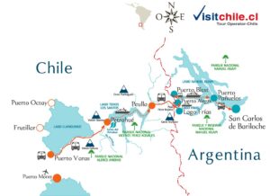 ruta escenica entre bariloche y chile