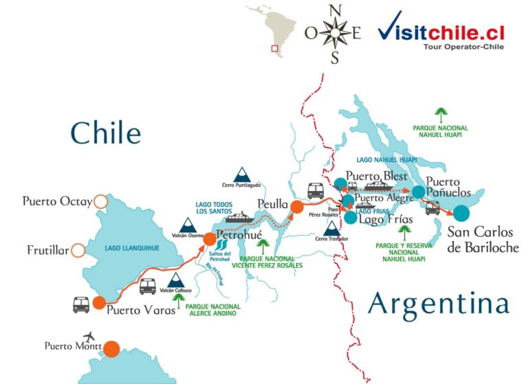 Cómo llegar en auto desde Bariloche a Chile fácilmente 2 ruta escenica entre bariloche y chile