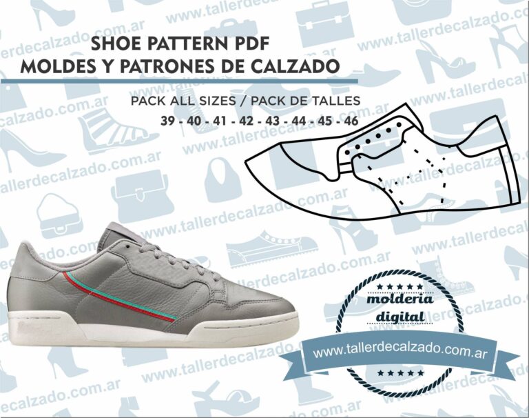 variedad de moldes para calzado deportivo
