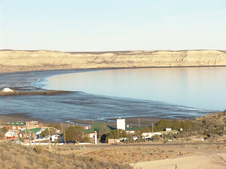 vista panoramica de puerto piramides 1