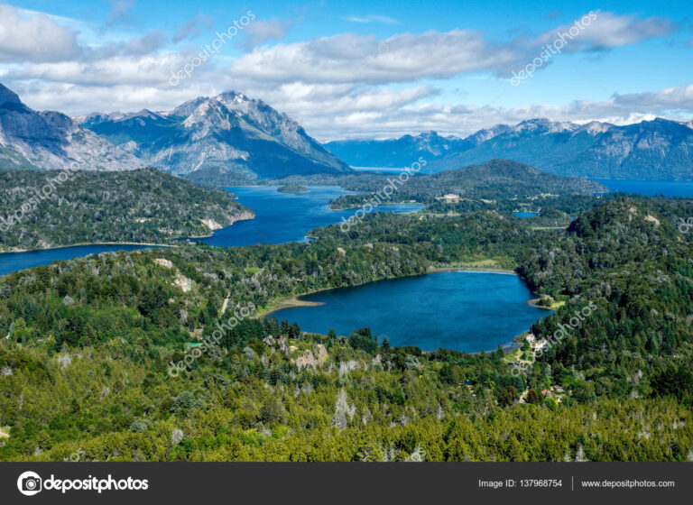 vista panoramica del lago nahuel huapi